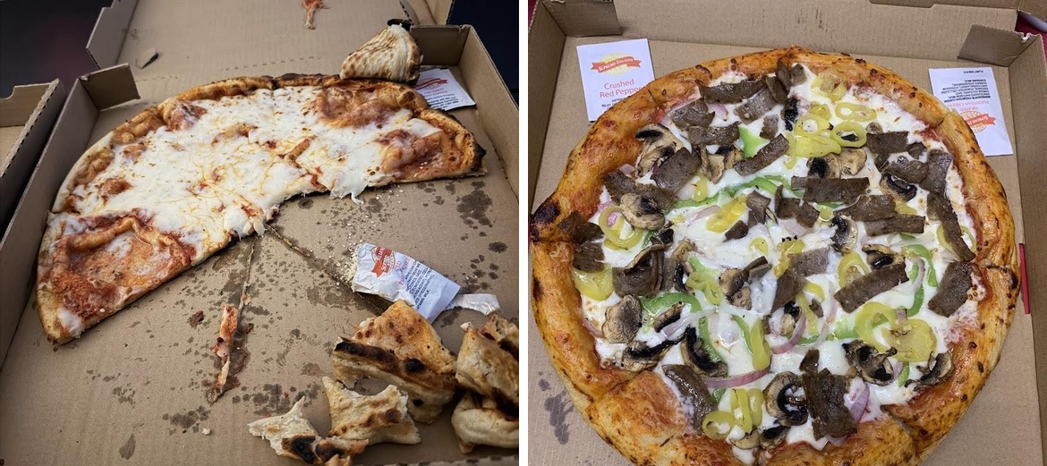 Sam's Pizza Menu