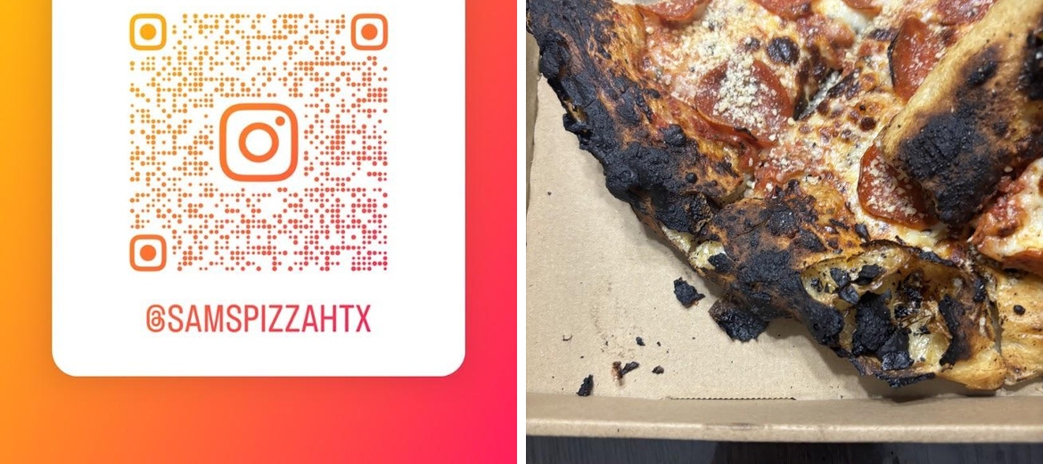Sam's Pizza Menu