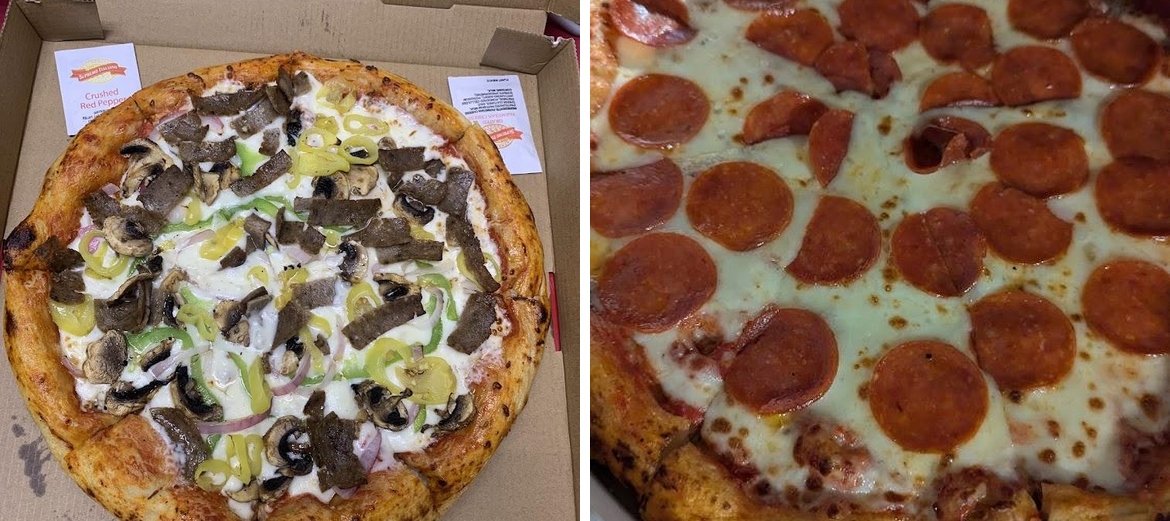Sam's Pizza Menu