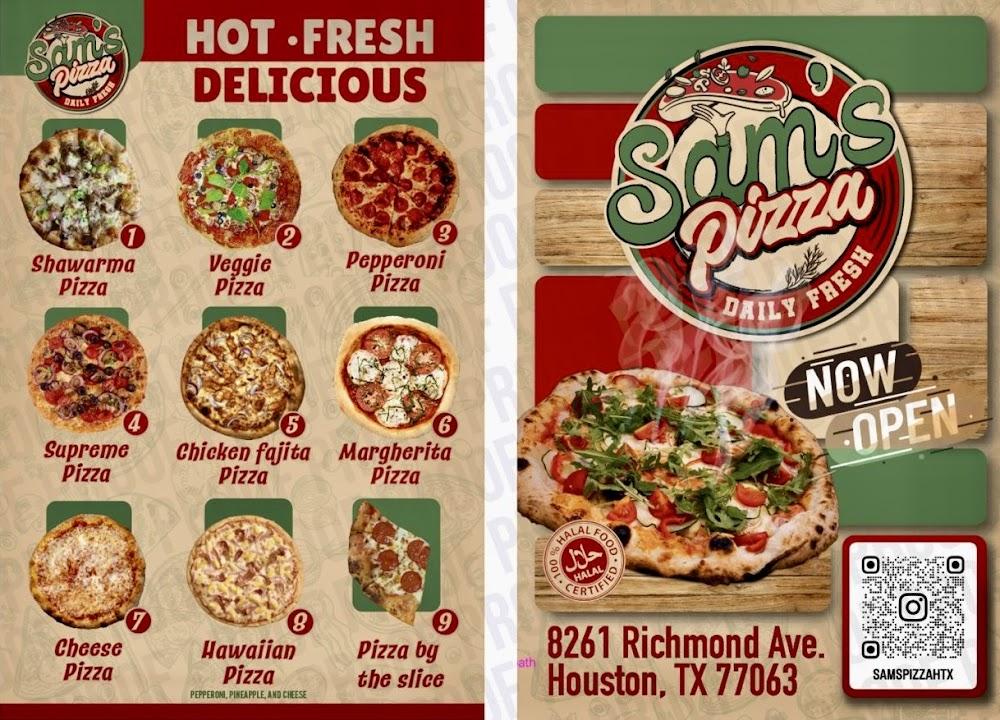 Sam's Pizza Menu image 1